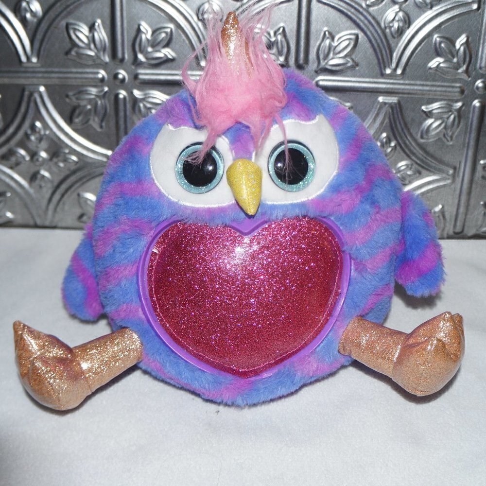 10" Zuru Rainbocorns Flair the Peacock Glitter Wild Heart Surprise Purple Pink